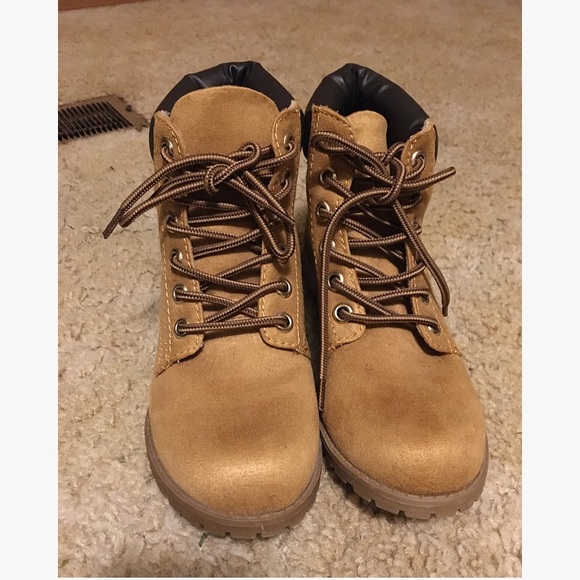 Soda Work Boot Style Suede Ankle Boots - Picture 2 of 5